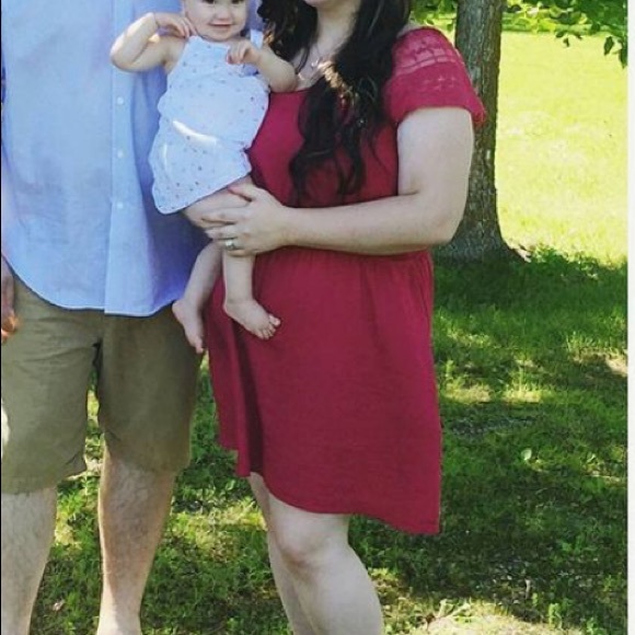 Forever 21 burgundy dress - Picture 4 of 5